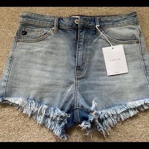 KanCan Denim shorts Size MEDIUM NWT